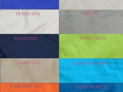 Bảng mã màu vải kaki Nam Định