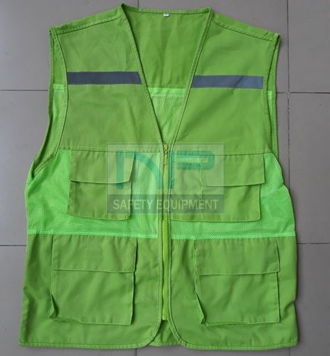 Áo gile kỹ thuật màu nõn chuối