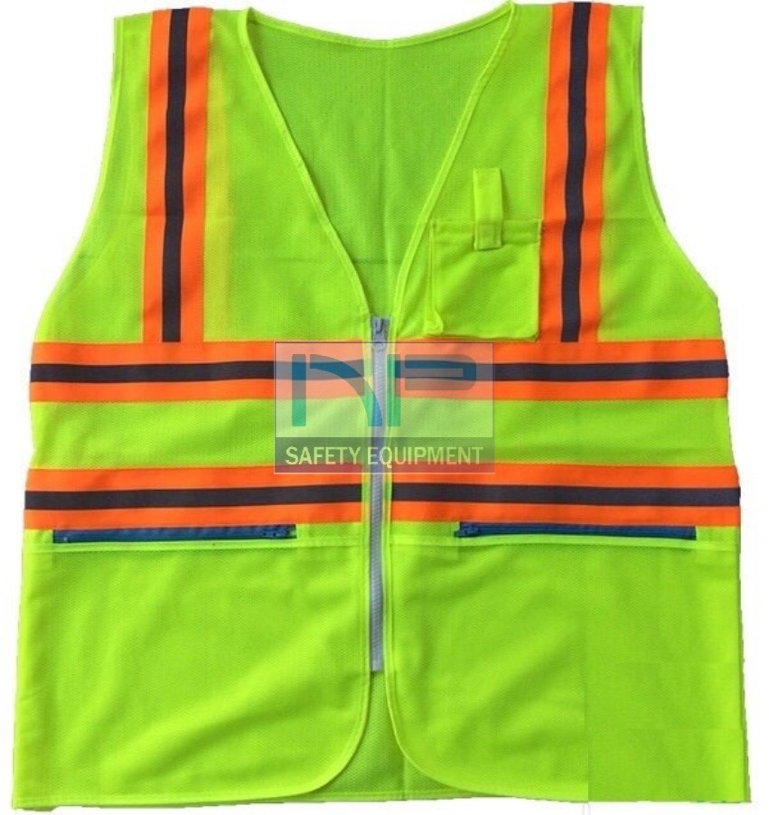 Áo gile kỹ thuật vải màu nõn chuối