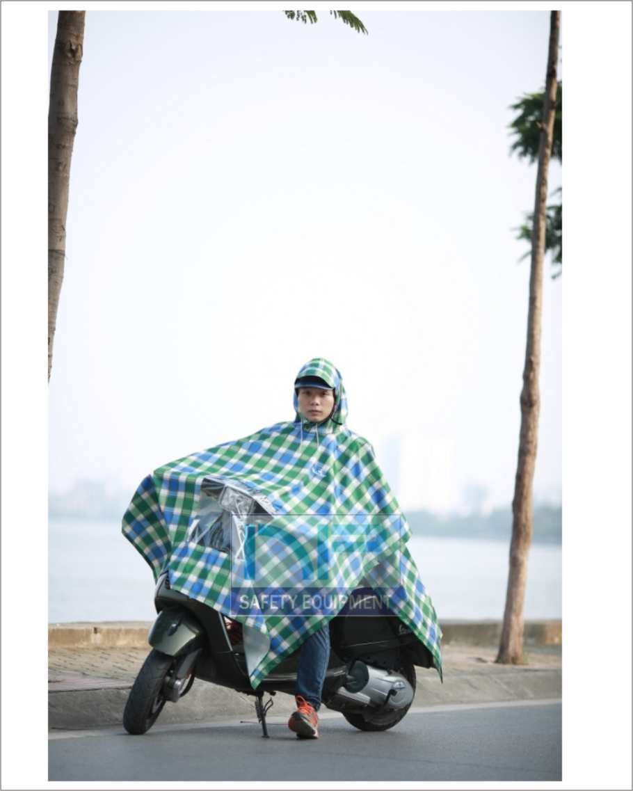 Áo mưa choàng Thủy Sơn có bóng kính