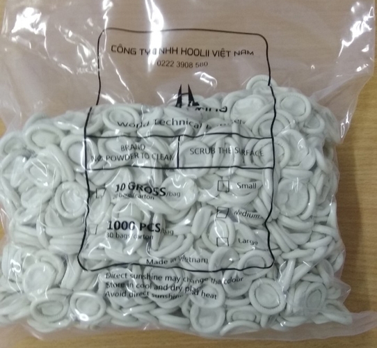 Bao ngón có đai màu trắng (túi 500gr)