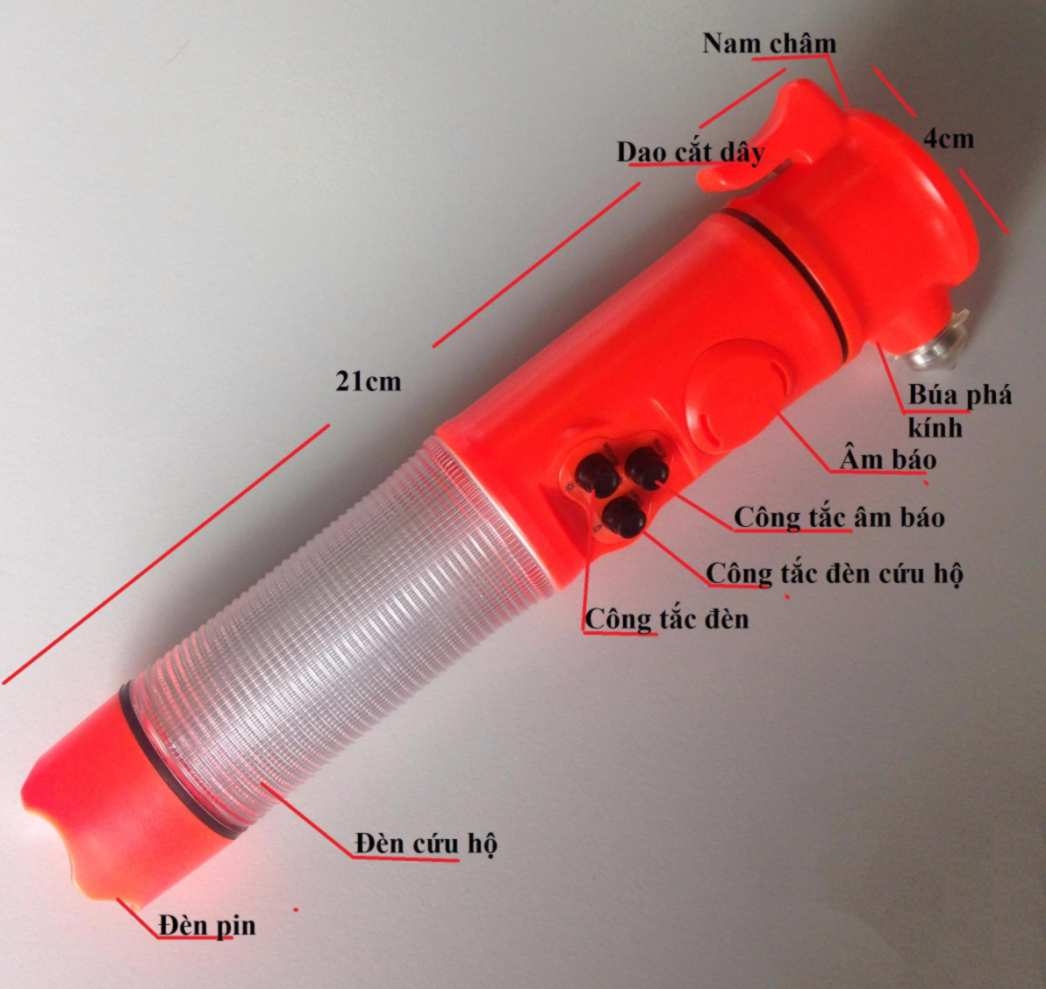 Đèn pin cứu hộ, thoát khỏi đám cháy