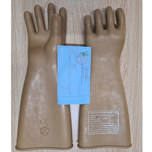 Găng tay cách điện 22kV- Vicadi (Việt Nam)