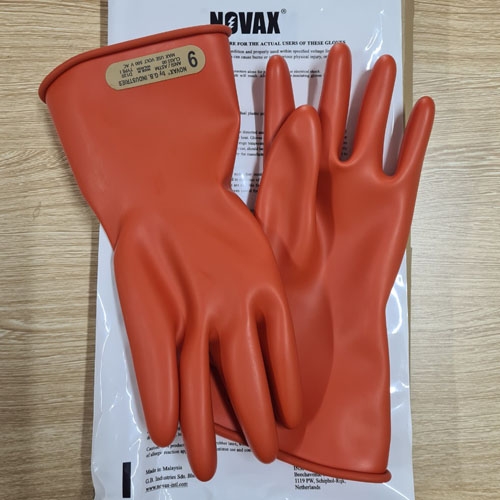 Găng tay cách điện hạ áp Novax- Malaysia (500Volt)