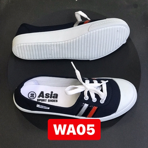 Giày vải thể thao ASIA màu đen cho nữ