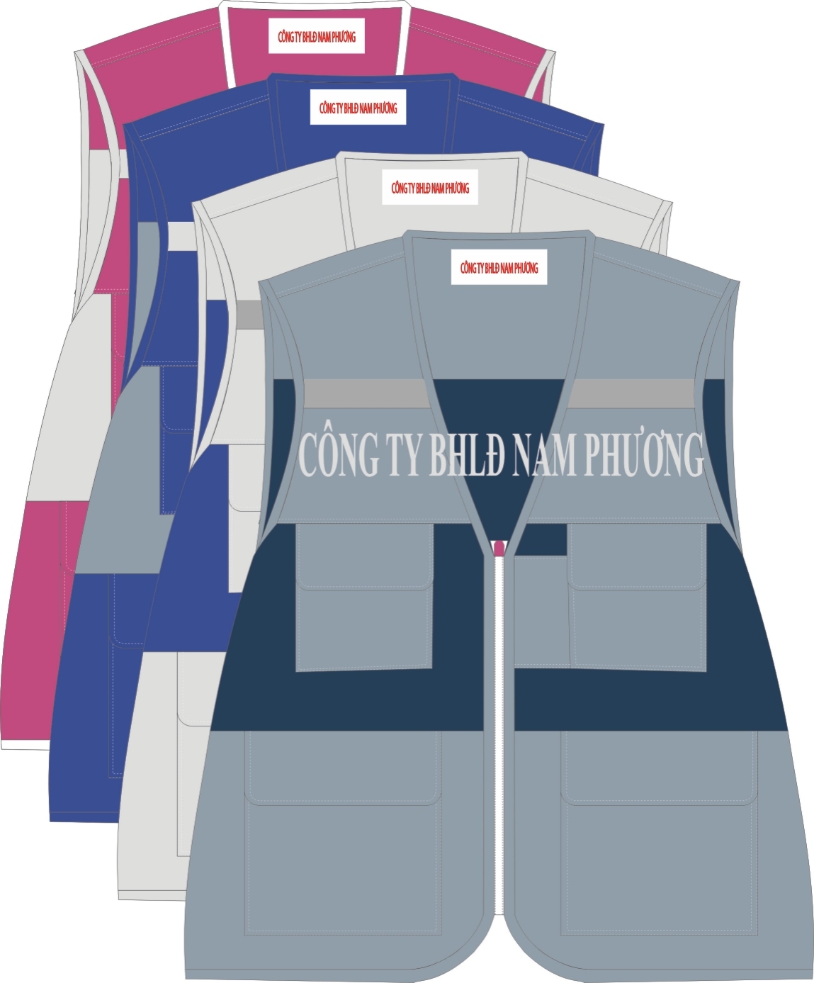 Maket áo gile kỹ thuật