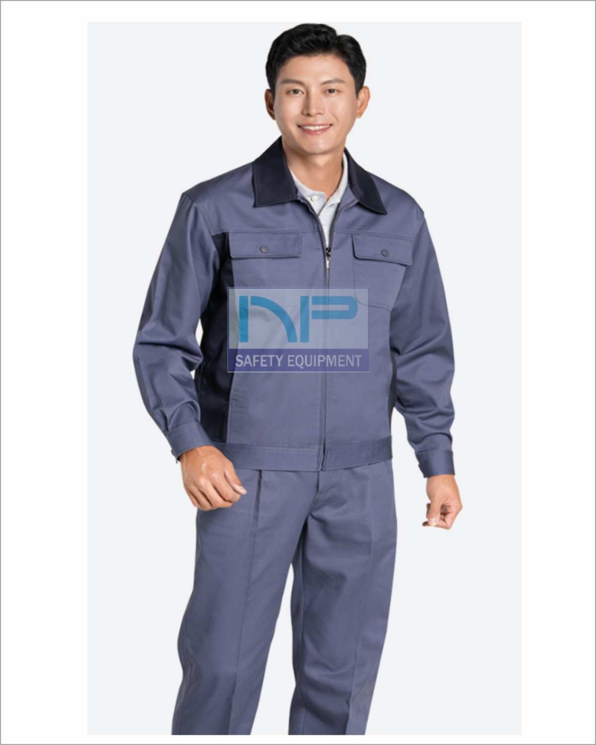 Quần áo Pangzim-HQ dày phối màu xám-đen