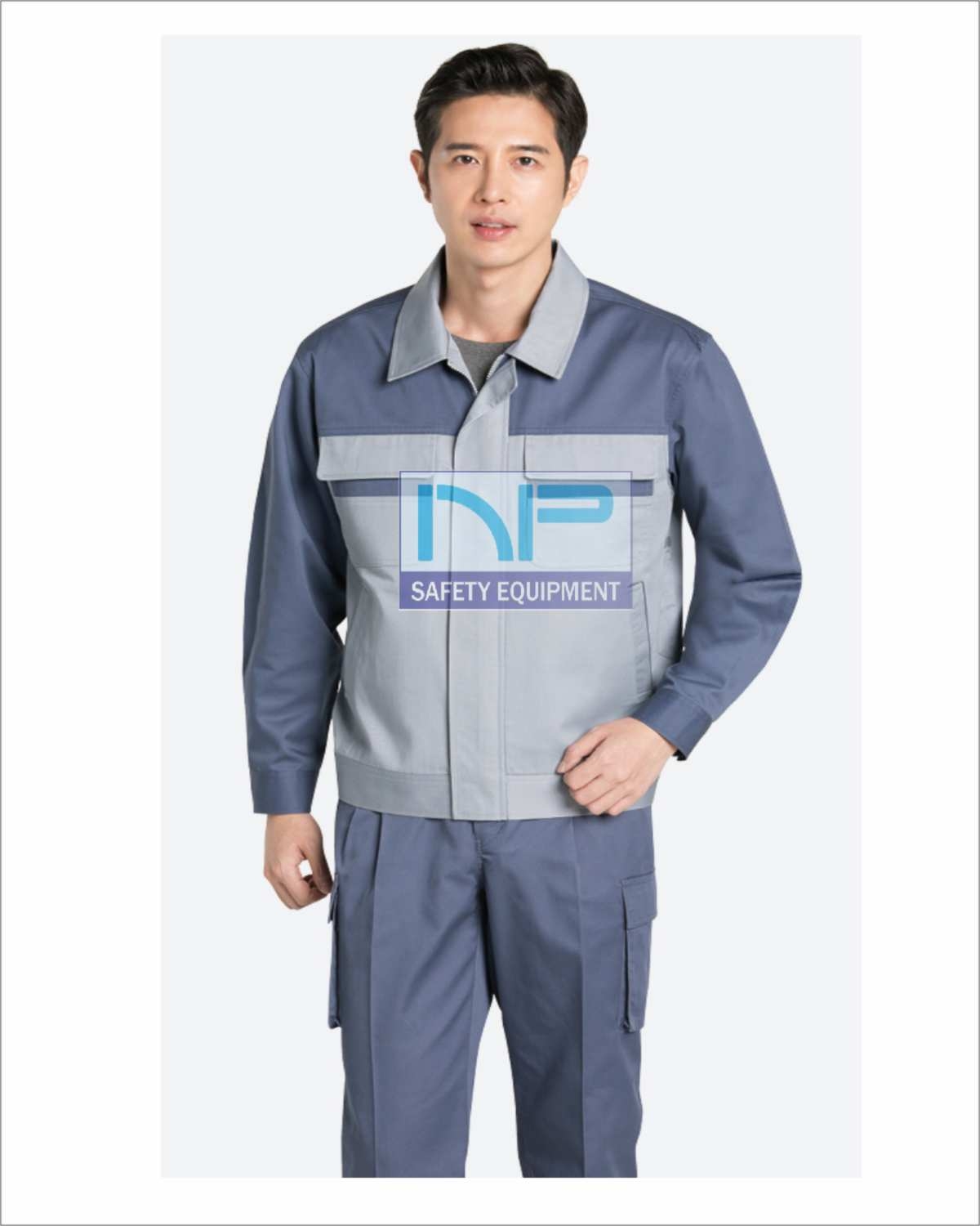 Quần áo Pangrim-HQ vải dày phối màu ghi-xám