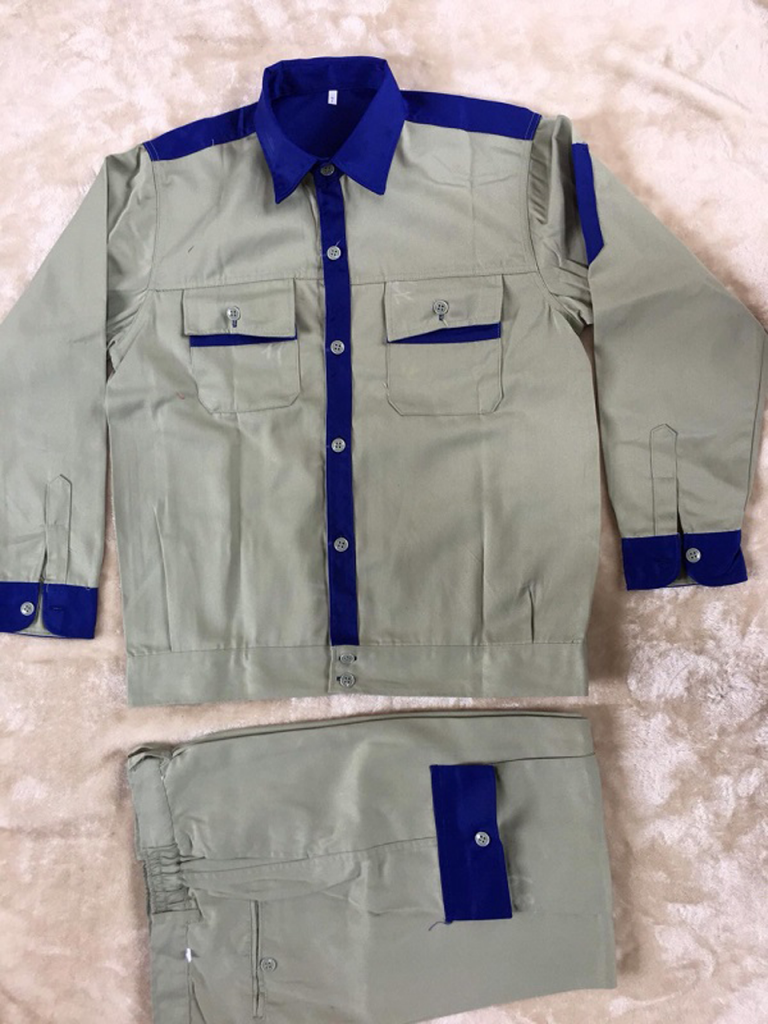 Quần áo phối màu vải kaki liên doanh