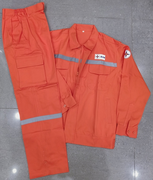 Quần áo vận hành điện lực nam-nữ kiểu khóa kéo