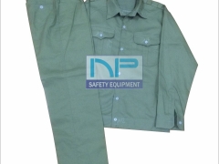 Bộ quần áo ghi ánh xanh may sẵn