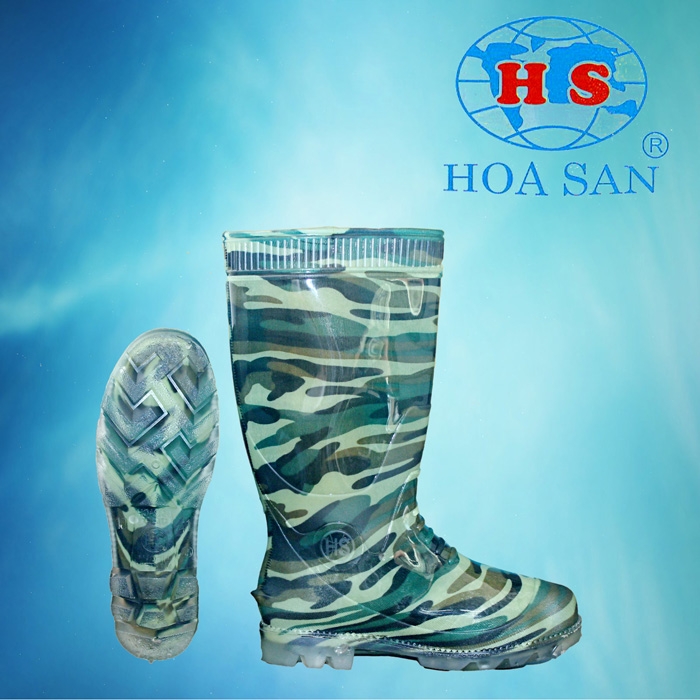 Ủng rằn ri đế trắng Hoa San